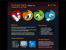 Tablet Screenshot of internetmatrix.com